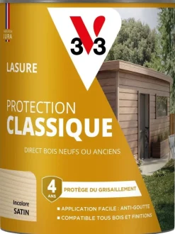 Best V33 Lasure bois extérieur protection classique incolore 0,75L