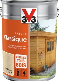 Discount V33 Lasure classique Incolore 5L