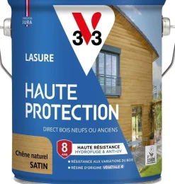 Sale V33 Lasure haute protection biosourcée chêne naturel 2,5L