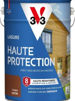 Discount V33 Lasure haute protection biosourcée acajou 5L