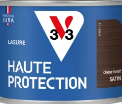 Sale V33 Lasure haute protection biosourcée chêne foncé 125ml