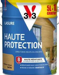 Best V33 Lasure haute protection biosourcée chêne naturel 6L