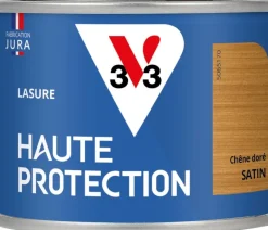 Outlet V33 Lasure haute protection biosourcée chêne doré 125ml