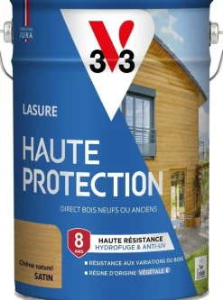 Online V33 Lasure haute protection biosourcée chêne naturel 5L