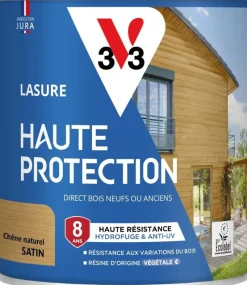 Clearance V33 Lasure haute protection biosourcée chêne naturel 0,75L