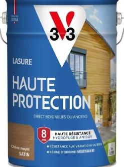 Clearance V33 Lasure haute protection biosourcée chêne moyen 5L