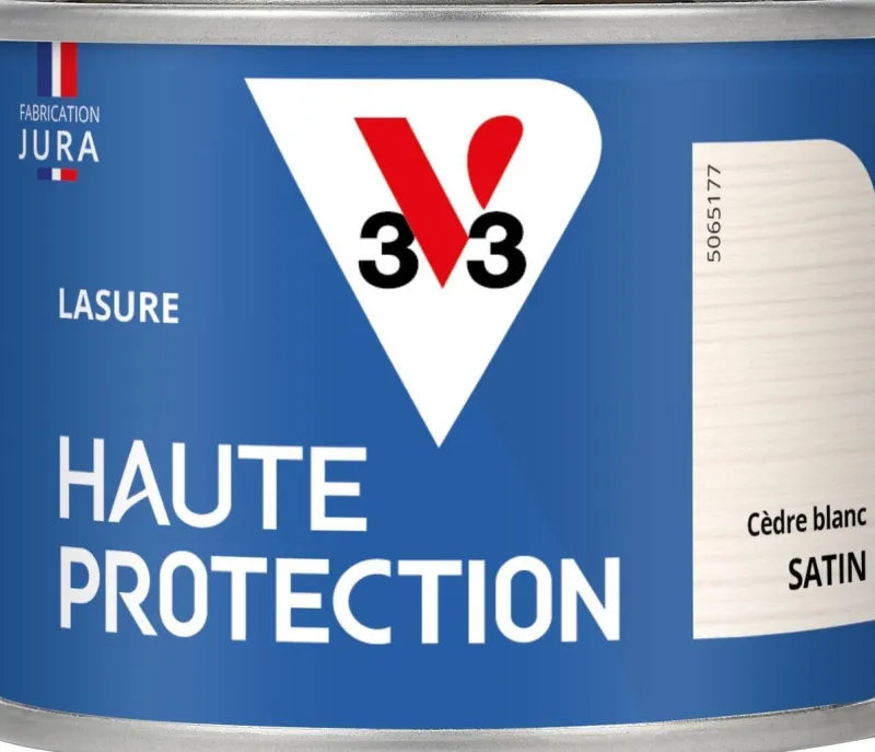 New V33 Lasure haute protection biosourcée cèdre blanc125ml