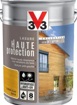 Discount V33 Lasure haute protection Chêne clair 5L