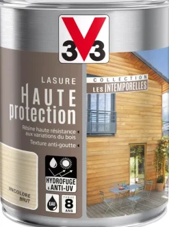Clearance V33 Lasure haute protection Incolore Brut 1L