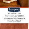 Outlet STARWAX Lavette microfibre spéciale cuir