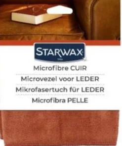Outlet STARWAX Lavette microfibre spéciale cuir