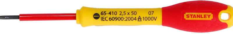 Clearance STANLEY Électricien isolé 1000V 2,5X50mm
