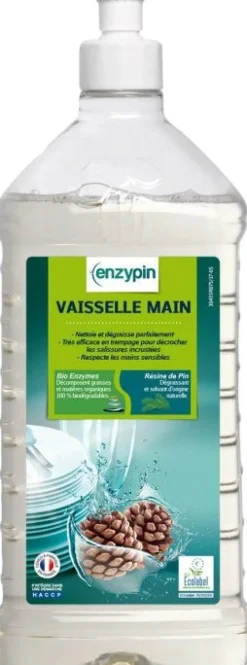 Clearance ENZYPIN Liquide vaisselle Main enzymatique résine de pin 1L