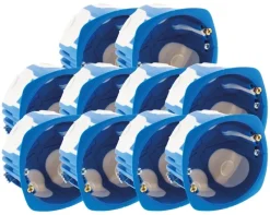 Discount ZENITECH Lot 10 boîtes encastrement no air multimatéraiux Ø67mm p40mm