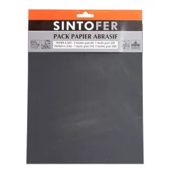 Lot de 6 abrasifs grains panachés SINTO