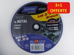 New NORTON Lot de 3 meules Blue pro + 1 offerte