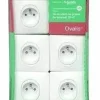 Hot SCHNEIDER Lot de 5 prises Ovalis 2 pôles avec plaque blanc + terre