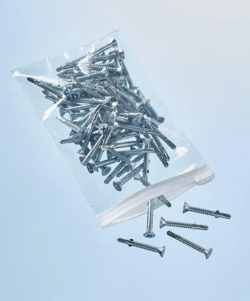 Outlet MOTTEZ Lot de 10 sachets d'emballage avec curseur 21x15 cm