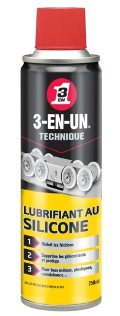 Outlet 3-EN-UN Lubrifiant silicone 250 ml
