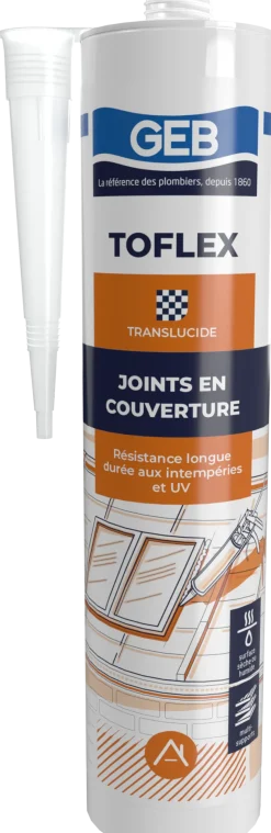 Outlet GEB Mastic caoutchouc Toflex translucide 310 ml