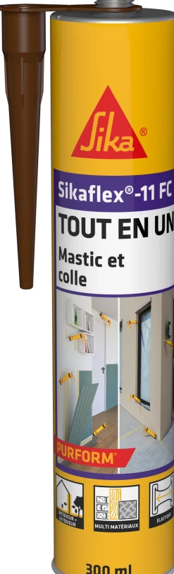 Clearance SIKA Mastic colle flex -11 FC Tout en un marron - 300ml
