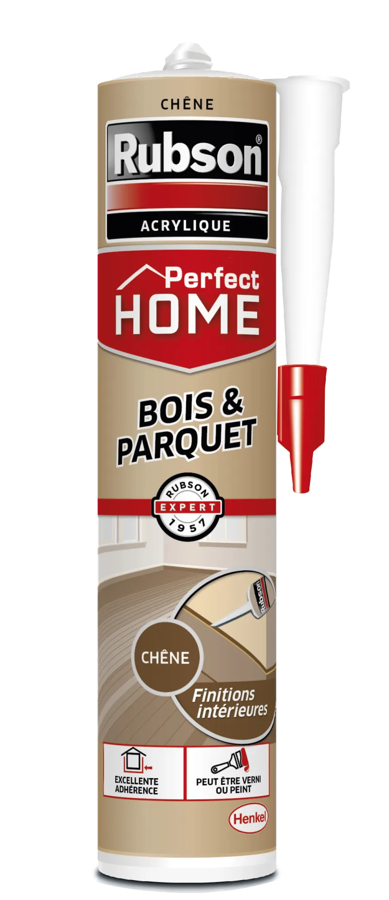 New RUBSON Mastic Perfect Home pour bois et parquet coloris chêne 280ml