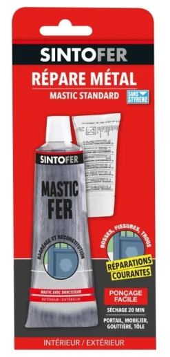 Outlet SINTO Mastic repar'métal standard 66ml/120g