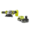 Sale RYOBI Meuleuse 125 mm Brushless 18V ONE+ HP (1x4Ah) + chargeur