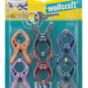 Best WOLFCRAFT Micro-pinces à ressort (x6) avec anneau porte-clés