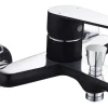Online EDOUARD ROUSSEAU Mitigeur bain douche Oolong chromé noir ROUSSEAU