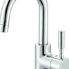 Discount EDOUARD ROUSSEAU Mitigeur lavabo Ilo courbe small chromé ROUSSEAU