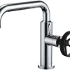 Outlet EDOUARD ROUSSEAU Mitigeur lavabo industriel bec mobile chromé ROUSSEAU