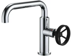 Outlet EDOUARD ROUSSEAU Mitigeur lavabo industriel bec mobile chromé ROUSSEAU