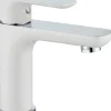 Online EDOUARD ROUSSEAU Mitigeur lavabo Milk chromé blanc ROUSSEAU