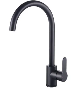 Outlet EDOUARD ROUSSEAU Mitigeur évier Gribs rond Noir ROUSSEAU