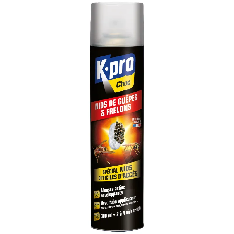 Outlet K.PRO Mousse active enveloppante nids de guêpes/frelons 300ml