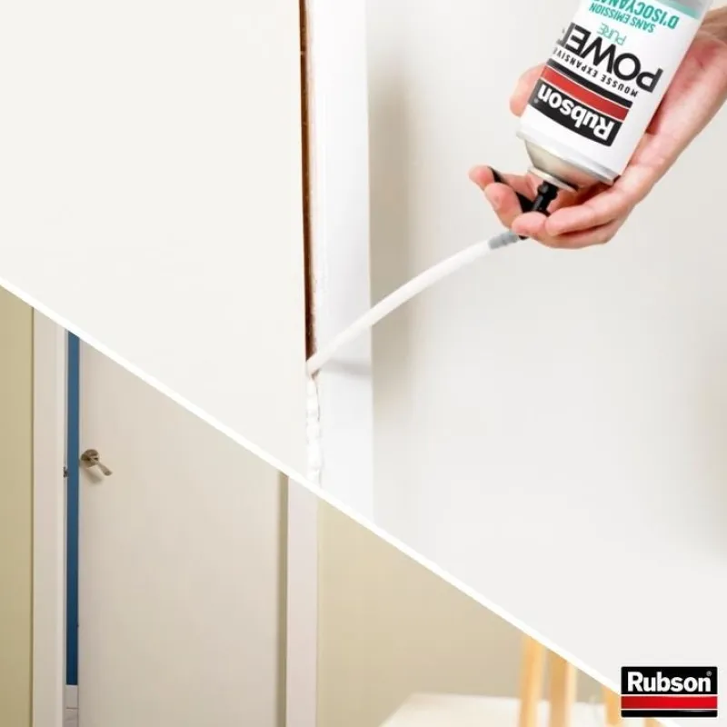 Outlet RUBSON Mousse expansive Power Pure 500 ml (jusqu'à 21l) blanc