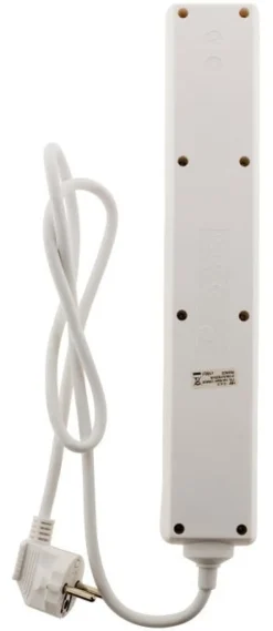 Online ZENITECH Multiprise bloc 6 prises blanc