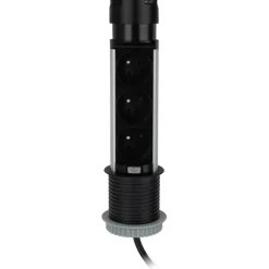 Sale OTIO Multiprise escamotable pop-up 3x16A + 2 USB 1,5m noir