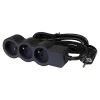 Hot LEGRAND Multiprises 3x2P+T 3 m 3G 1,5 mm² - noir/gris foncé