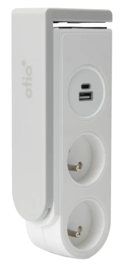 Online OTIO Multiptise bloc gekko clipsable 2 prises + 2 USB 1,5m blanc