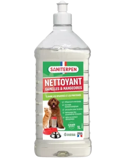 Outlet SANITERPEN Nettoyant spécial gamelles et mangeoires 1L