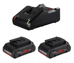 Sale BOSCH PROFESSIONAL Pack chargeur + 2 batteries ProCore 18V 4Ah BOSCH