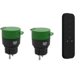 Outlet Pack de 2 prises sans fil extérieures avec télécommande