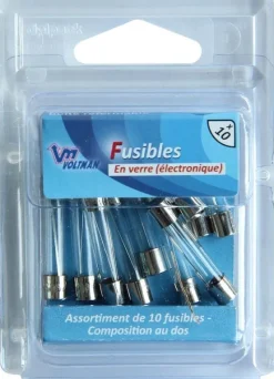 Discount VOLTMAN Pack 10 fusibles verre 2 à 15A