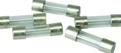 Pack 5 fusibles verre 5x20mm 0,5 A