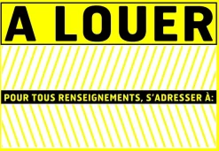 Discount CHAPUIS Panneau de signalisation "A louer" PVC adhésif