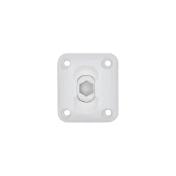 Hot Passe caisson à rotule 50x45mm 6 pans 10mm plastique blanc