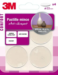 Outlet 3M Pastille mince adhésive translucide Ø 3m