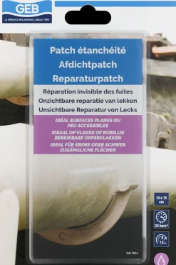 Best GEB Patch d'étanchéité pour surfaces rigides planes 10x15 cm